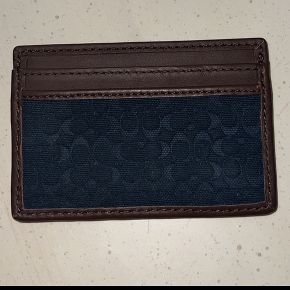 COACH 🤎🖤 card case unisex like new condition - Picture 3 of 11